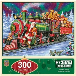 Train Enthusiast 319134 North Pole Delivery 300-Piece Puzzle