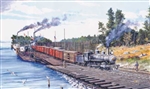Train Enthusiast 49413 HO Crossing Columbia Train Puzzle 550 Pieces