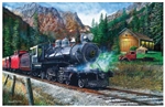 Train Enthusiast 55743 The Leinad Express Puzzle 1000 Pieces 19 x 30"