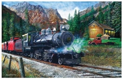 Train Enthusiast 55743 The Leinad Express Puzzle 1000 Pieces 19 x 30"