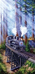 Train Enthusiast 69931 Redwood Sidewinder Puzzle 1000 Pieces