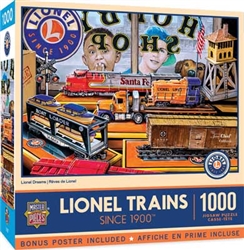 Train Enthusiast 722774 Lionel Dreams Puzzle 1000 Pieces