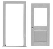 Tichy 2038 O 1 Lite Door/Frame 2/