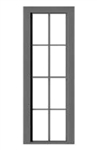 Tichy 2085 O 4 Over 4 Double-Hung Window w/ Precut Glazing 24 x 82" Pkg 6