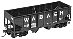 Tichy 4029 HO Rebuilt Panel Side 36' USRA 2-Bay Open Steel Hopper Kit Undecorated Single Car