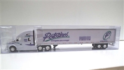 Trucks n Stuff TNS037 HO Kenworth T680 Sleeper Cab Tractor with 53' Dry Van Trailer Assembled Interstate Distribution