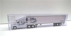 Trucks n Stuff TNS116 HO Peterbilt 579 Sleeper Cab Tractor with 53' Reefer Trailer Assembled John Christner Trucking