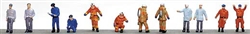 Tomy 288060 N Firefighters People in Fire Station Pkg 12