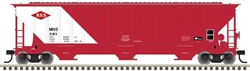 Trainman 50005927 N Thrall 4750 3-Bay Covered Hopper Minneapolis Northfield and Southern 3169