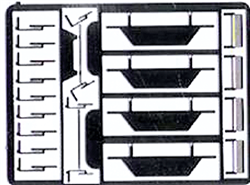 Trainworx 201 N EMD Diesel Cab Detail Set Kit Etched Stainless Steel Wipers Mirrors & Sunshades for 2 Locomotives