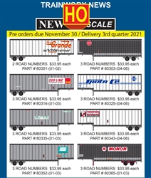 Trainworx 8035203 HO Semi Trailer Penn Central PC 3