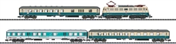 Trix 11635 N Moselle Valley Railroad Passenger Train-Only Set w/DCC/SX German Federal Railroad & 3 Cars