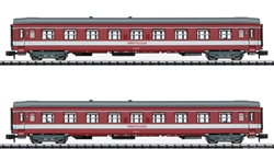 Trix 15951 N Le Capitole 2-Car Add-On Set Minitrix French State Railways SNCF Era IV Red White