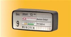 Viessmann 1897 N Train Station Destination Display w/LED Lighting Era IV-V Double Sided 769-1897