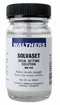 Walthers 470 Solvaset Decal Setting Solvent 2oz Bottle