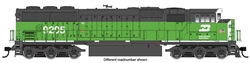 Walthers 91020313 HO EMD SD60M with 3-Piece Windshield ESU Sound & DCC Burlington Northern #9205