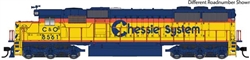 Walthers 10363 HO EMD SD50 DC Chessie System/Chesapeake & Ohio #8569