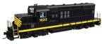 Walthers 10443 HO EMD GP9 Phase II with Chopped Nose Standard DC Leased Unit #1603