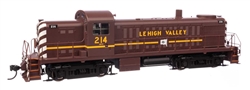 Walthers 10709 HO Alco RS-2 Standard DC Lehigh Valley #214 Water-Cooled Stack