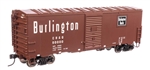 Walthers 1205 HO 40' Association of American Railroads Modernized 1948 Boxcar Chicago Burlington & Quincy #60000