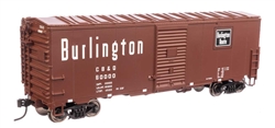 Walthers 1207 HO 40' Association of American Railroads Modernized 1948 Boxcar Chicago Burlington & Quincy #61180