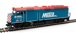 Walthers 19473 HO EMD F40PH ESU Sound and DCC Metra #129