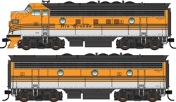 Walthers 19971 HO EMD F7 A-B Set ESU DCC & Sound Denver & Rio Grande Western #5681, #5682 