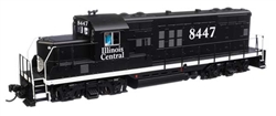 Walthers 20438 HO EMD GP9 Phase II with Chopped Nose ESU Sound and DCC Illinois Central #8447