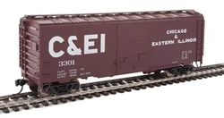 Walthers 2251 HO 40' ACF Welded Boxcar w/8' Youngstown Door Chicago & Eastern Illinois #3301