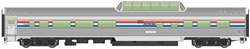 Walthers 30401 HO 85' Budd Dome Coach Amtrak Phase III Equal Stripes