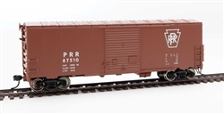 Walthers 45018 HO 40' ACF Modernized Welded Boxcar w/8' Youngstown Door Pennsylvania Railroad #87520