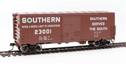 Walthers 45022 HO 40' ACF Modernized Welded Boxcar w/8' Youngstown Door Southern #23001