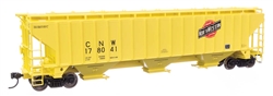 Walthers 49034 HO 57' Trinity 4750 3-Bay Covered Hopper Chicago & North Western #178123