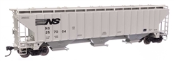 Walthers 49046 HO 57' Trinity 4750 3-Bay Covered Hopper Norfolk Southern #257014
