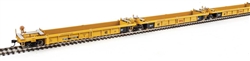 Walthers 55648 HO Thrall 5-Unit Rebuilt 40' Well Car Trailer-Train DTTX #748106 A-E