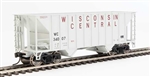 Walthers 56634 HO 34' 100-Ton 2-Bay Hopper Wisconsin Central #34031