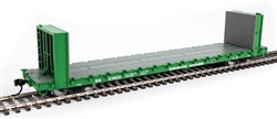 Walthers 5864 HO 60' Pullman-Standard Bulkhead Flatcar 48' IL Burlington Northern #616081