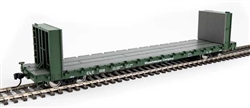 Walthers 5883 HO 60' Pullman-Standard Bulkhead Flatcar 48' IL Weyerhaeuser #1117