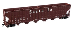 Walthers 6753 HO 73'3" Greenville 7,000 Cubic Foot Wood Chip Hopper Santa Fe #165044