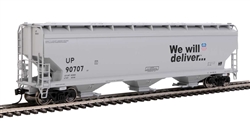 Walthers 7733 HO 60' NSC 5150 3-Bay Covered Hopper Union Pacific #90707