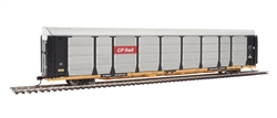 Walthers 101327 HO 89' Thrall Bi-Level Auto Carrier Canadian Pacific Rack TTGX Flatcar #970741