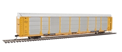 Walthers 101339 HO 89' Thrall Bi-Level Auto Carrier Milwaukee Road Rack TTGX Flatcar #910250