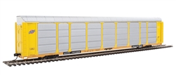 Walthers 101417 HO 89' Thrall Enclosed Tri-Level Auto Carrier Chicago & North Western ETTX Flat #701338