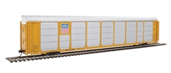 Walthers 101433 HO 89' Thrall Enclosed Tri-Level Auto Carrier Union Pacific Rack Flat SP #517371