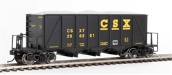 Walthers 106019 HO 40' Ortner 100-Ton Open Aggregate Hopper CSX #290201