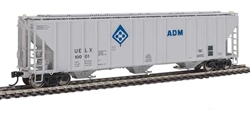 Walthers 106146 HO 55' Evans 4780 Covered Hopper Archer-Daniels-Midland UELX #10001