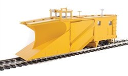 Walthers 110028 HO Russell Snowplow Painted Unlettered Yellow