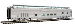 Walthers 13501 HO 85' Budd Big Dome Bar Lounge Dormitory Santa Fe #60 Business Train