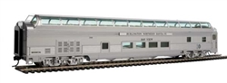 Walthers 13502 HO 85' Budd Big Dome Bar Lounge Dormitory BNSF #31 Business Train