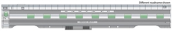 Walthers 15252 HO 85' Pullman-Standard Regal Series 4-4-2 Sleeper Santa Fe Regal Lane Business Train